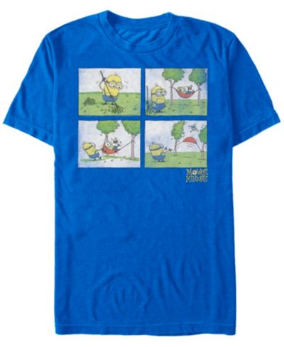 Fifth Sun Мужская футболка Minions Comic Book Panels Short Sleeve