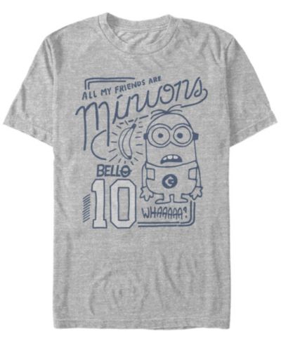 Fifth Sun Minions Мужской Bob All My Friends Are Short Sleeve T-Shirt