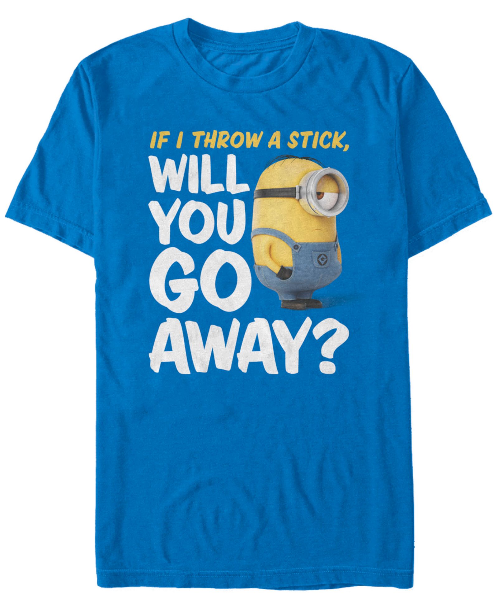 Fifth Sun Мужская футболка с коротким рукавом Minions Will You Go Away