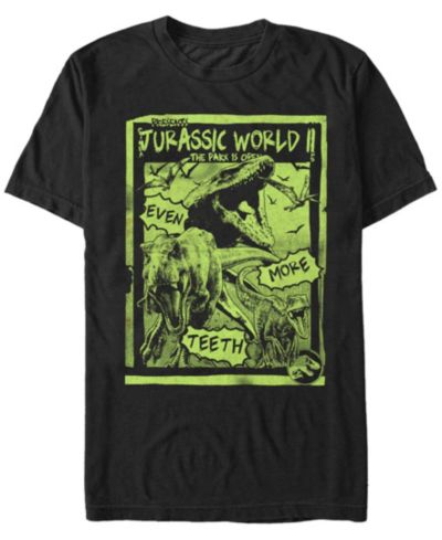 Мужская футболка Fifth Sun Jurassic World Fallen Kingdom T-Rex, неоновый зеленый, с коротким рукавом