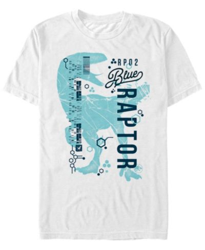 Fifth Sun Jurassic World Fallen Kingdom Men's Blue Raptor DNA Short Sleeve T-Shirt
