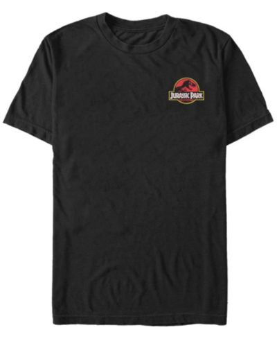 Мужская футболка Fifth Sun Jurassic Park Logo Red Yellow Pocket Short Sleeve