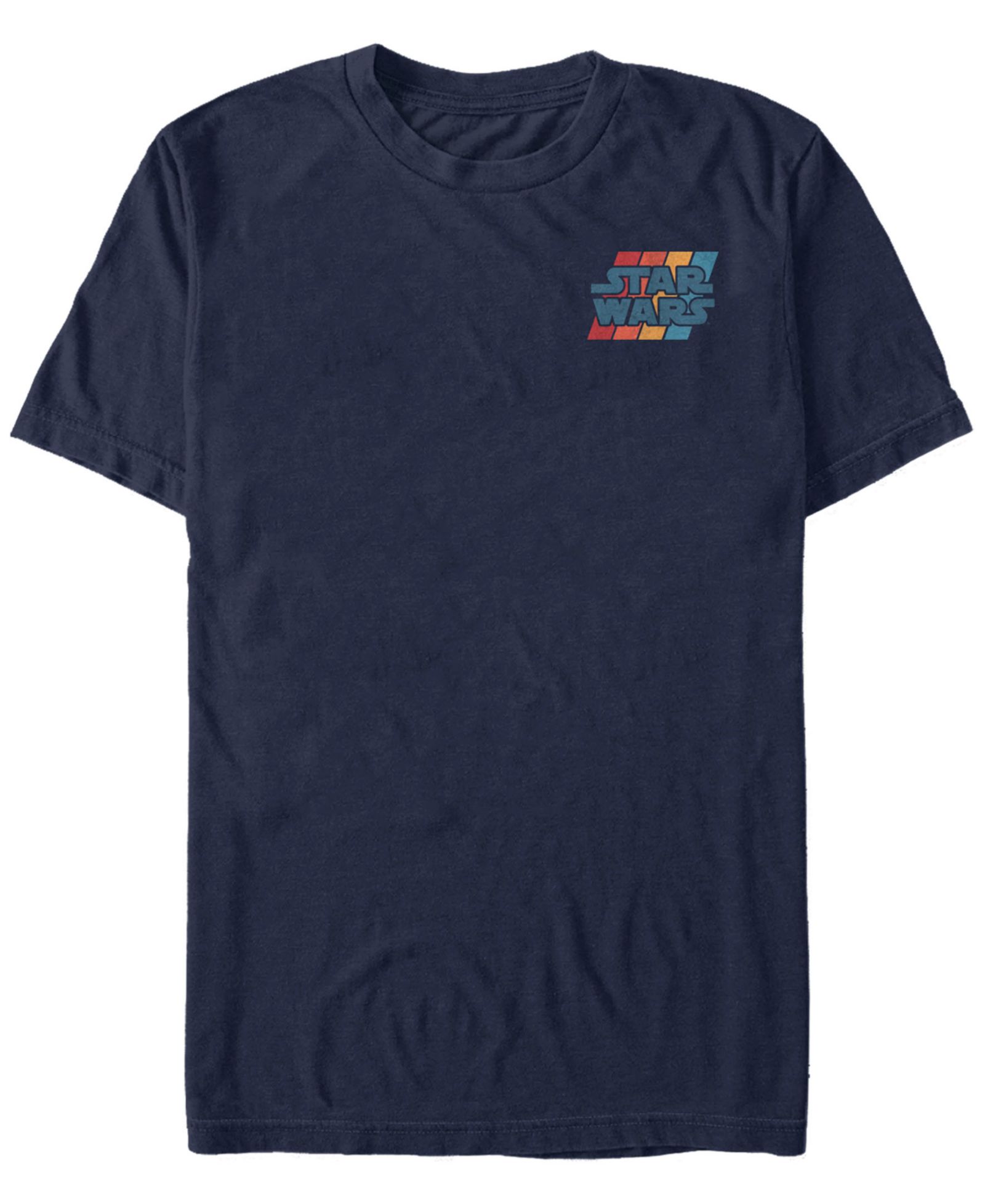 Fifth Sun Star Wars Men's Left Chest Rainbow Logo Short Sleeve T-Shirt
