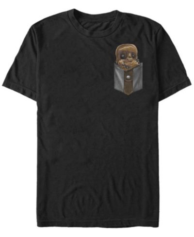 Мужская футболка Fifth Sun Star Wars Chewie Cutie, с карманом, короткий рукав
