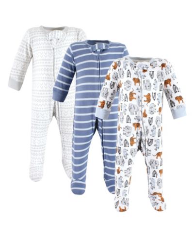 Touched by Nature Baby Boys Natural Cotton Day-to-Night Comfortwear