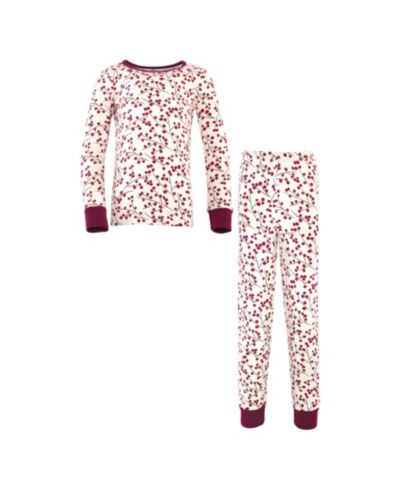 Пижамный комплект Touched by Nature Little Girls Comfort Long-Sleeve