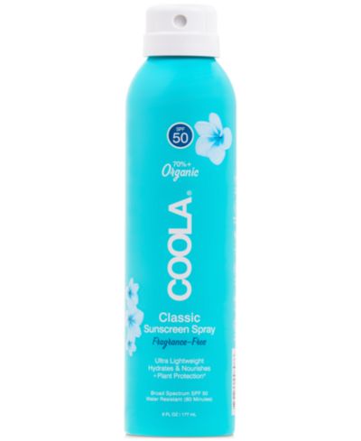Спрей солнцезащитный Coola Classic Body SPF 50, 6 oz.