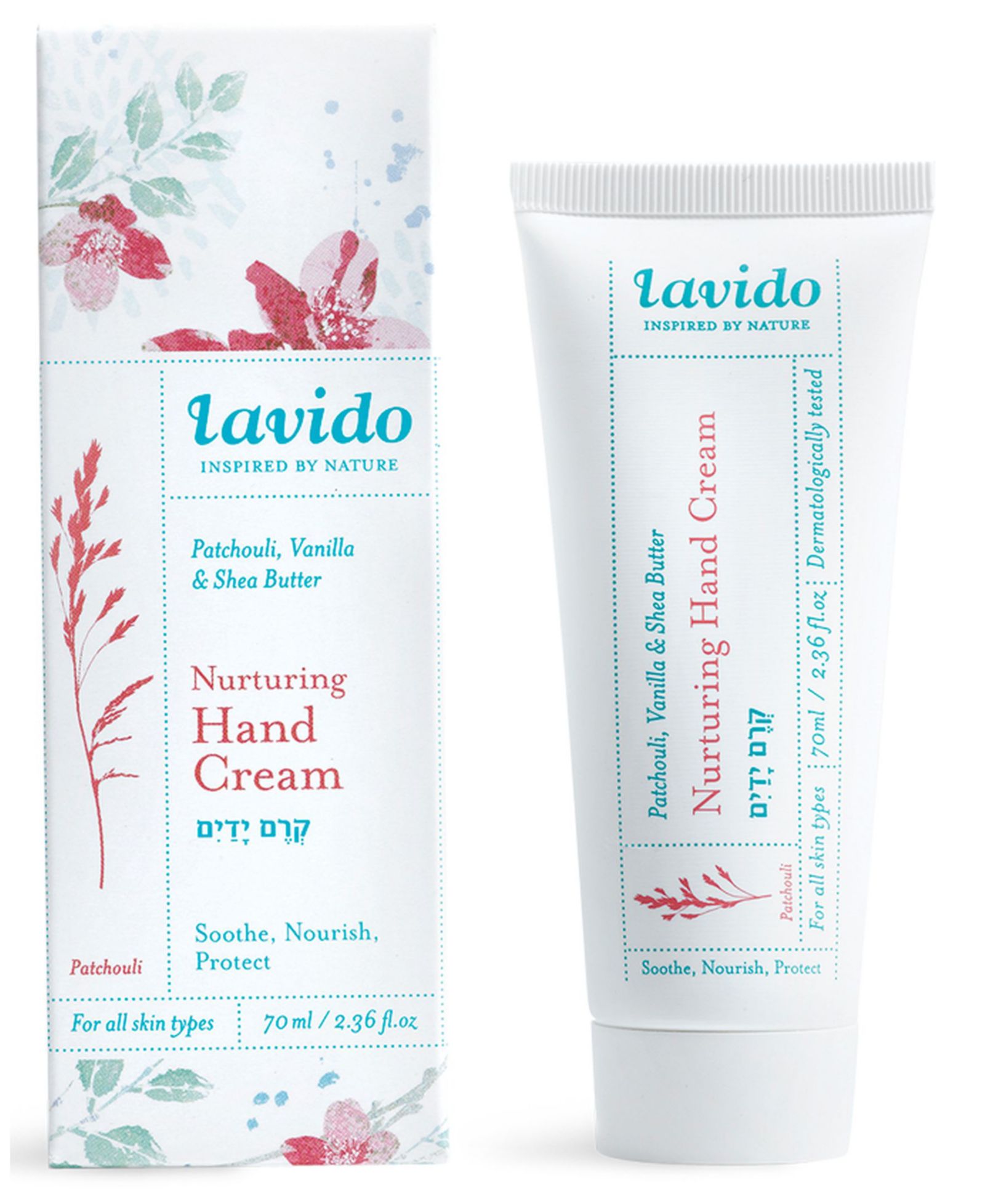 Крем для рук Lavido Nurturing - Patchouli, Vanilla & Shea Butter, 2.36-oz.