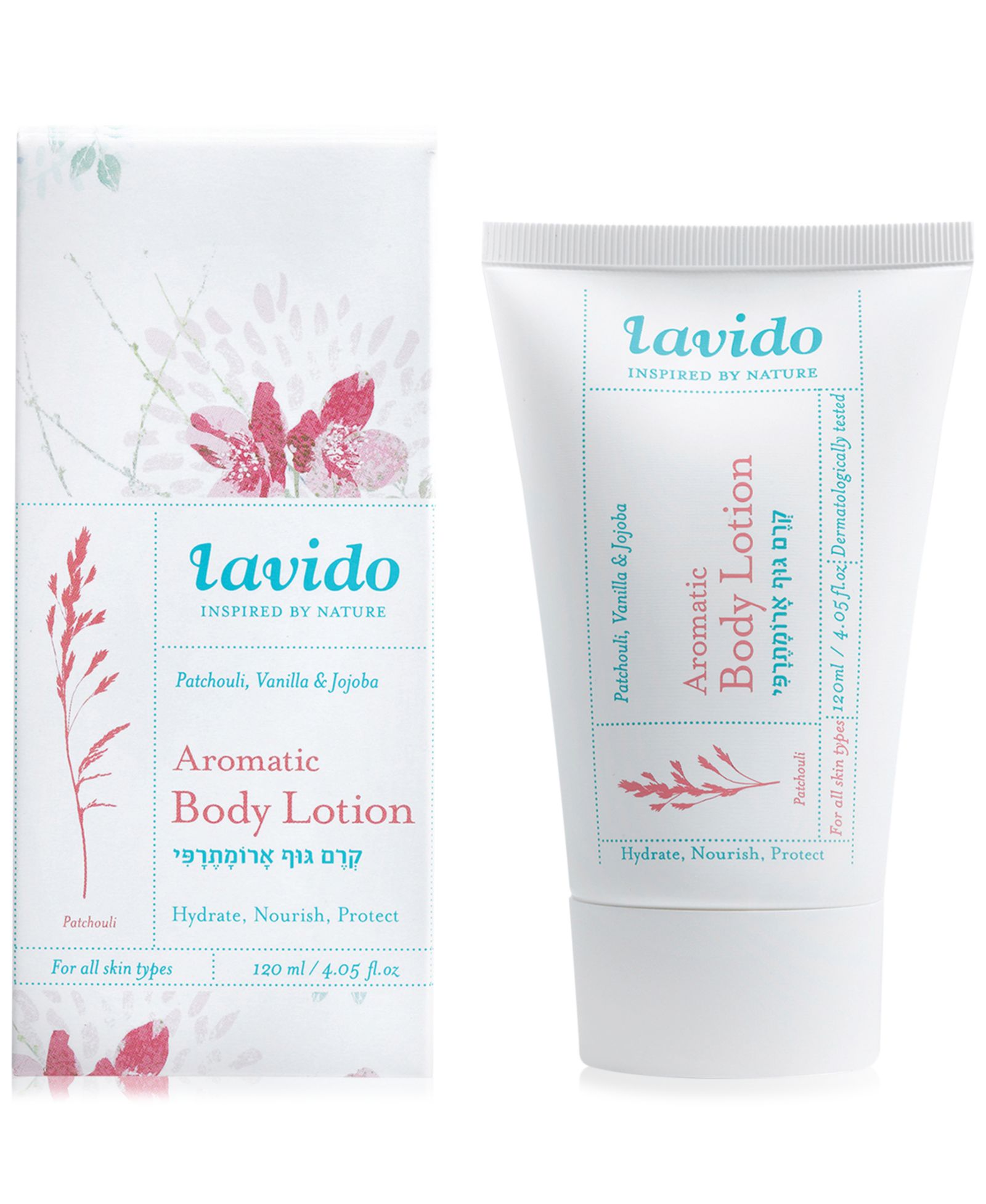 Ароматический лосьон для тела Lavido - Patchouli & Vanilla, 4.05-oz.