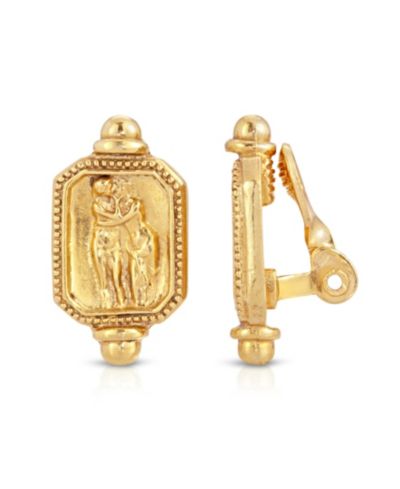Серьги-клипсы 2028 Gold Tone Adoration