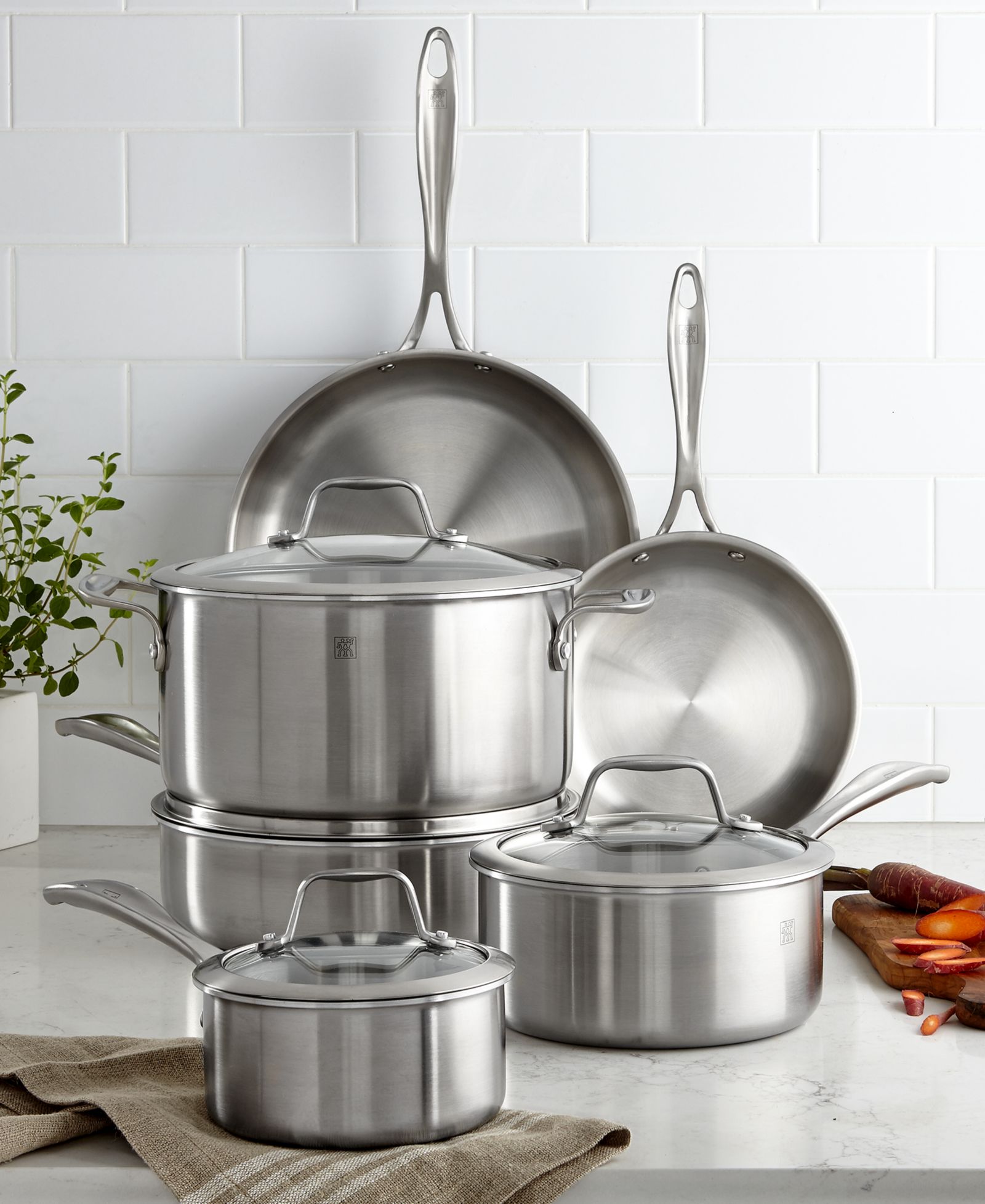 ZWILLING Spirit 10-Piece Stainless Steel Cookware Set