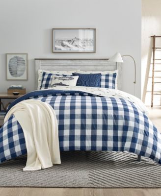 Eddie Bauer Lakehouse Plaid 3-Pc. Comforter Set, Full/Queen
