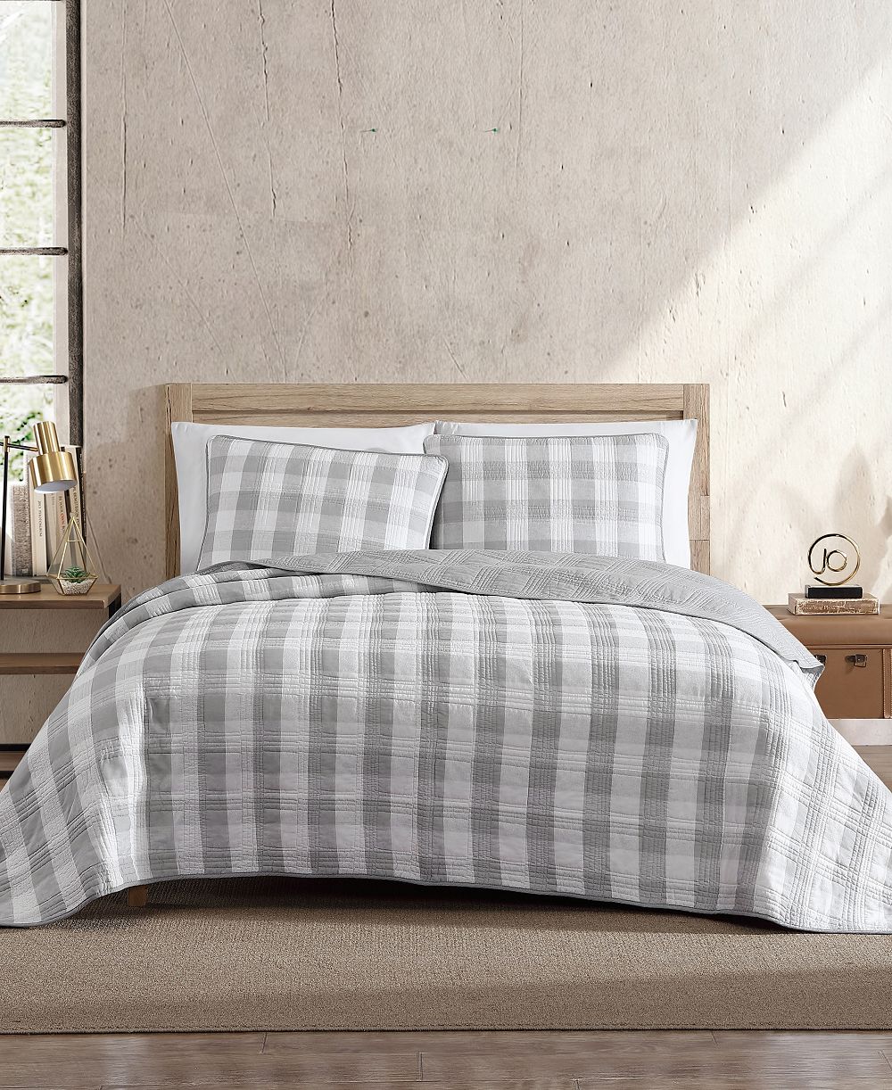 Eddie Bauer Lakehouse Plaid 3-Pc. Quilt Set, Full/Queen