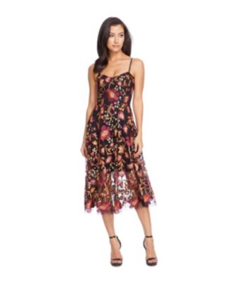 Dress the Population Uma Женское платье без рукавов Fit & Flare