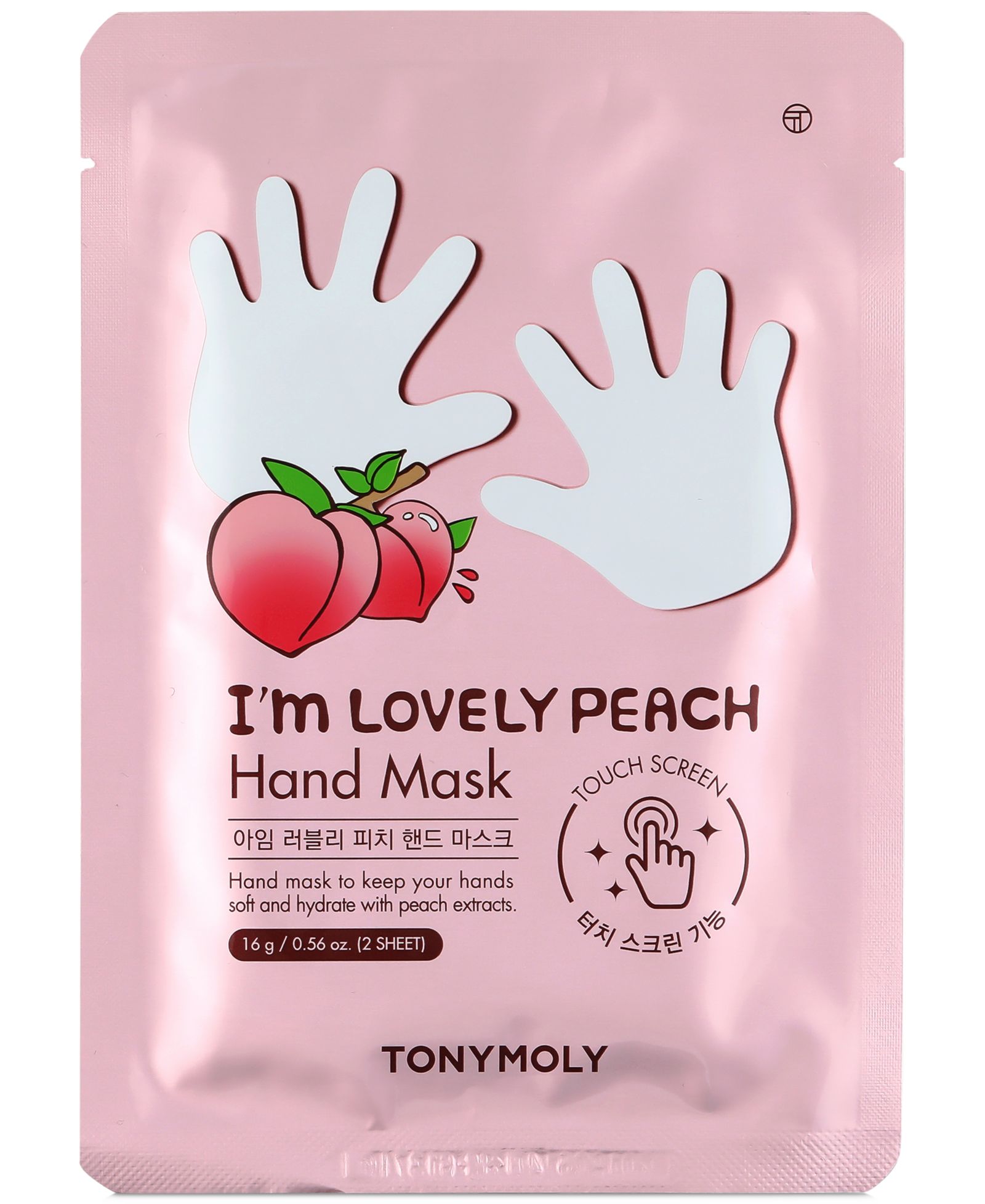 TONYMOLY маска для рук I'm Lovely Peach