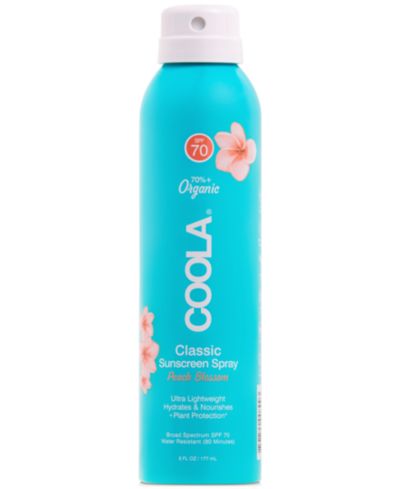 Спрей солнцезащитный Coola Classic Body SPF 70 - Peach Blossom, 6 oz.