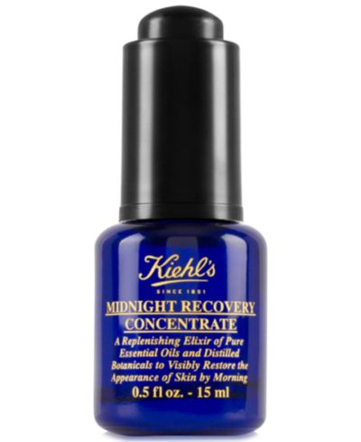 Масло для лица Kiehl's Since 1851 Midnight Recovery Concentrate Moisturizing Face Oil, 0.5-oz.