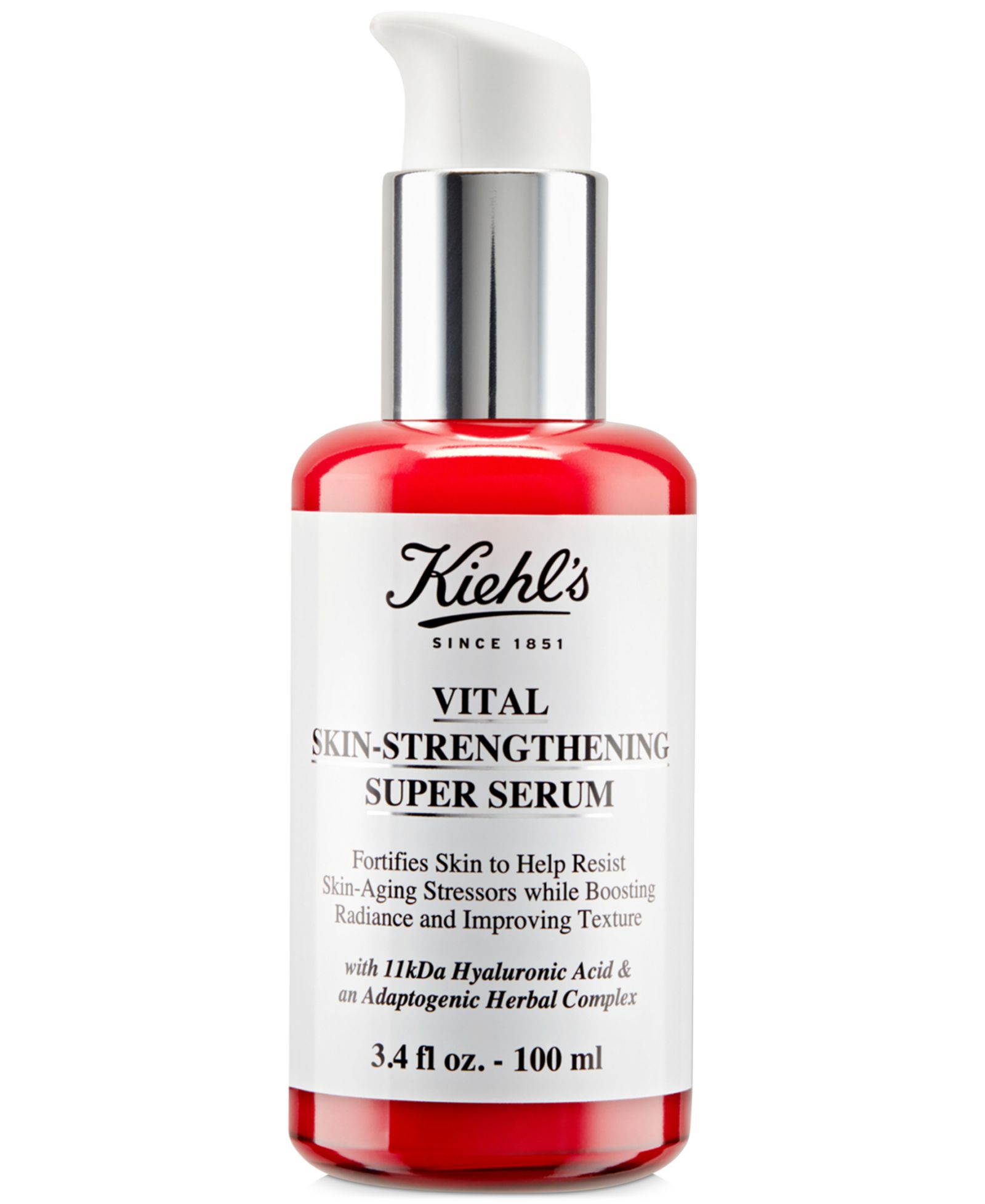 Kiehl's Since 1851 Vital Skin-Strengthening Hyaluronic  Acid Super Serum, 3.4-oz.