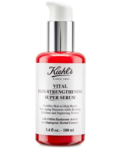 Kiehl's Since 1851 Vital Skin-Strengthening Hyaluronic  Acid Super Serum, 3.4-oz.