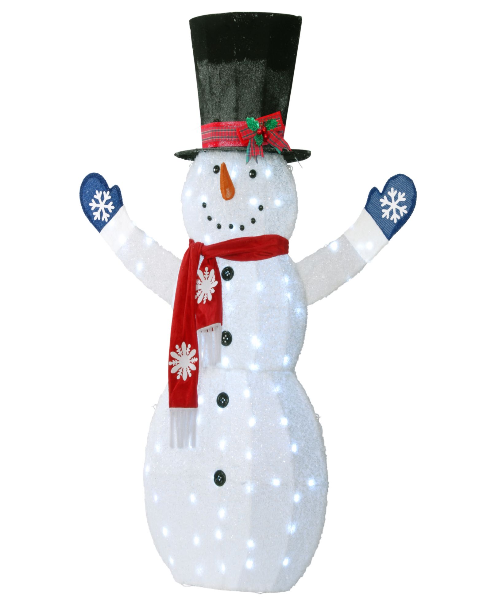 Украшение National Tree Company 6 ft. Snowman с 90 White LED Lights