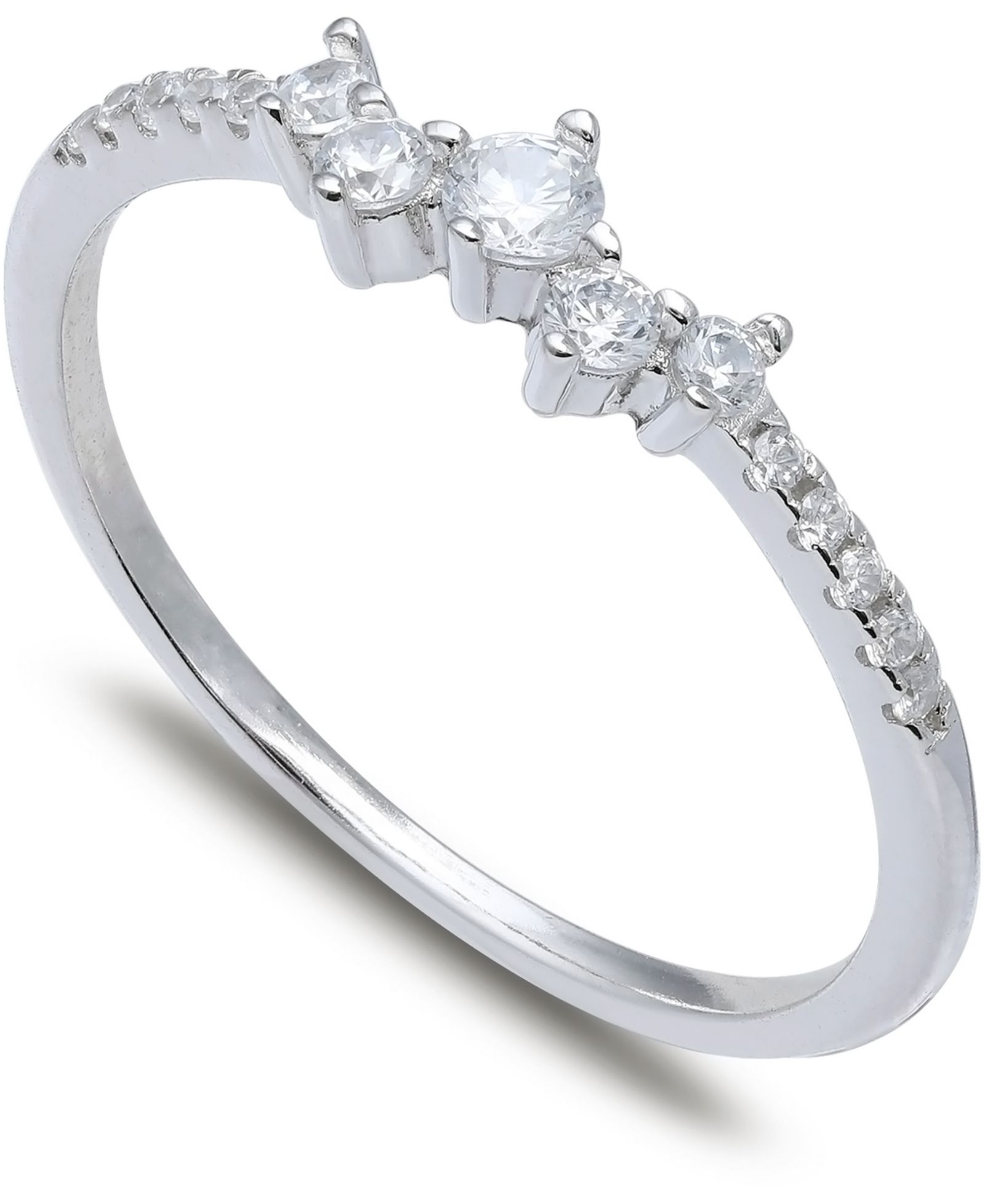 Giani Bernini Cubic Zirconia Scatter Band in Sterling Silver, Created for Macy's