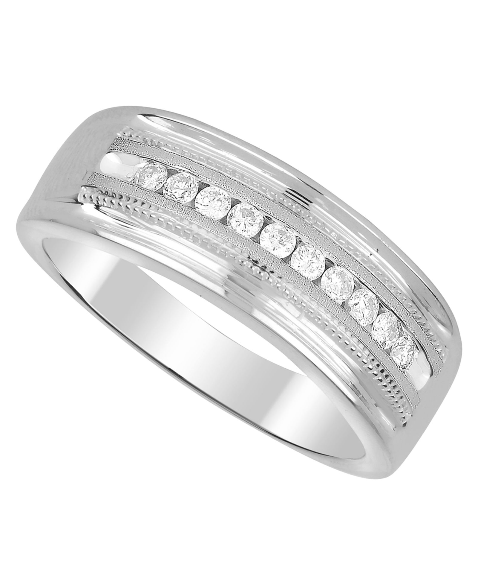 Men's Diamond (1/2 ct. t.w.) Ring in White or Yellow Gold