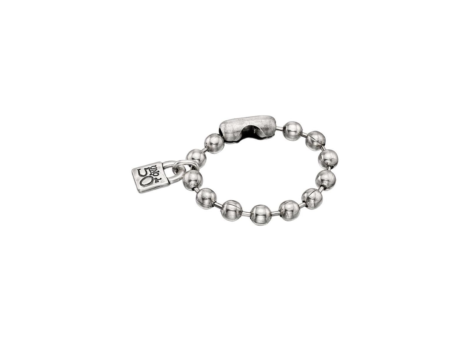 Браслет UNOde50 Sterling Silver and 18k Gold Padlock Charm