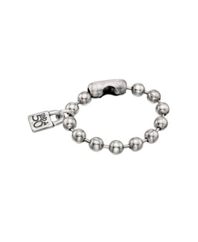 Браслет UNOde50 Sterling Silver and 18k Gold Padlock Charm