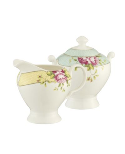 Набор Aynsley China Archive Rose Sugar and Cream
