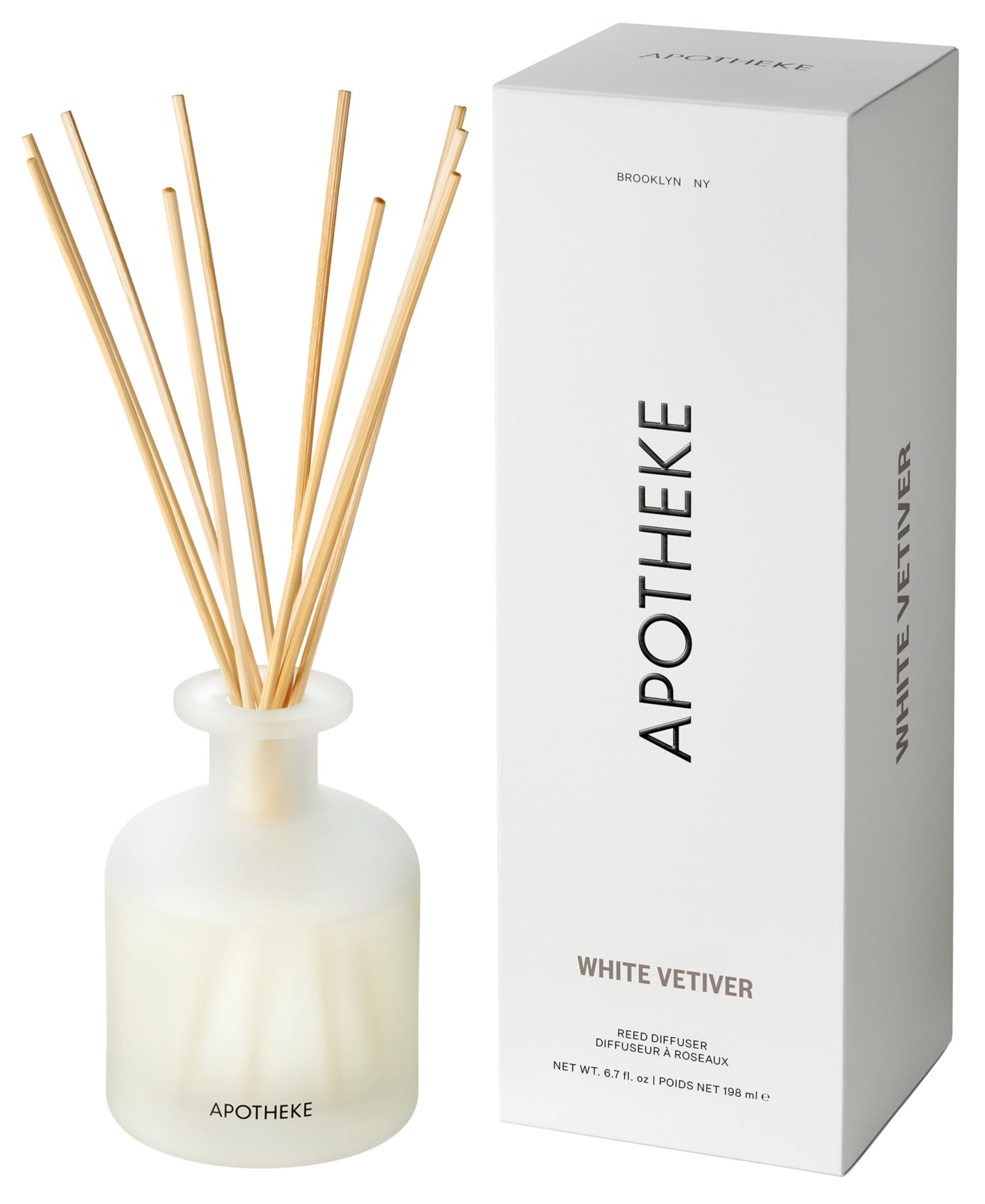 APOTHEKE White Vetiver диффузор для дома, 6.7-oz.