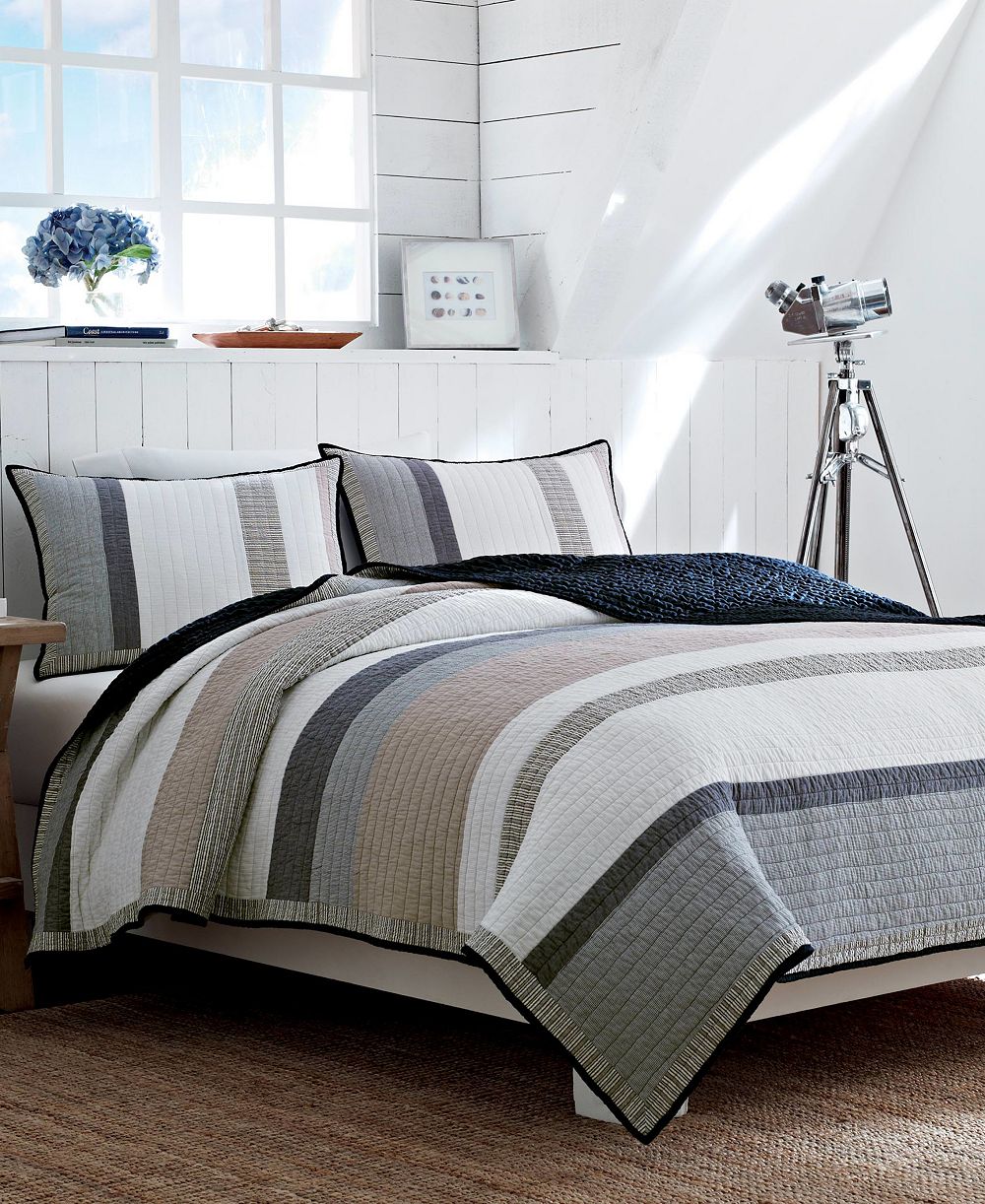 Nautica Tideway Cotton Reversible Quilt, King