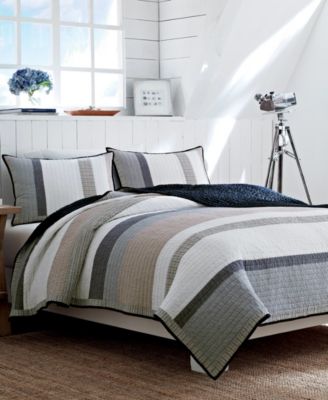 Nautica Tideway Cotton Reversible Quilt, King