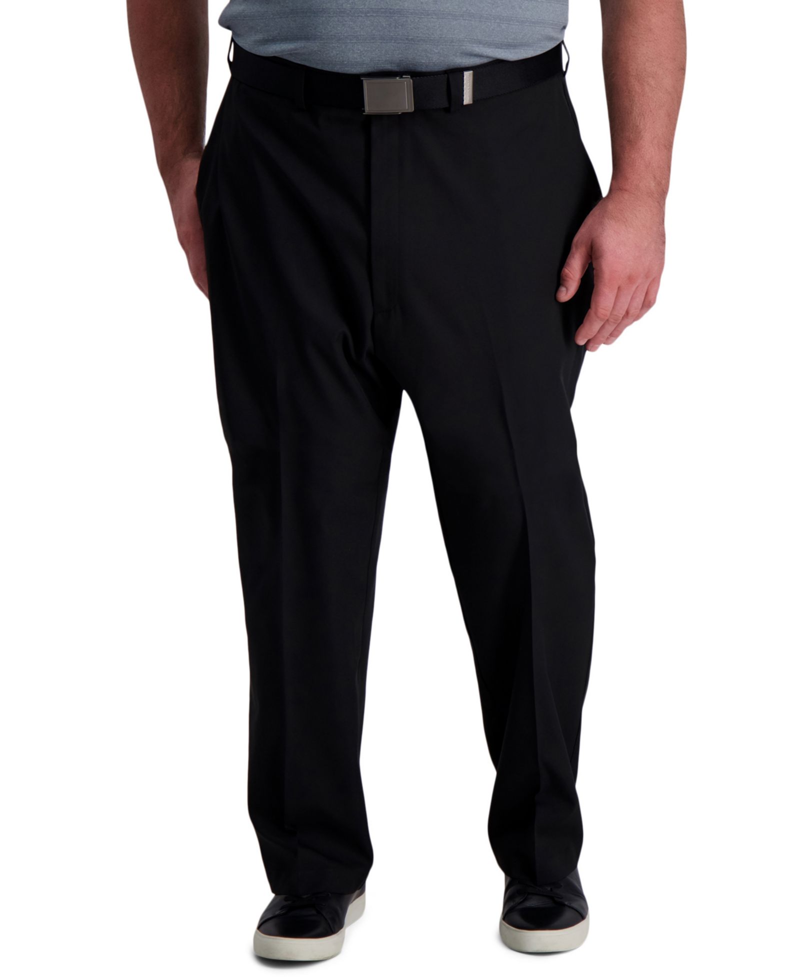 Big & Tall Cool Right Performance Flex Classic Fit Flat Front Pant