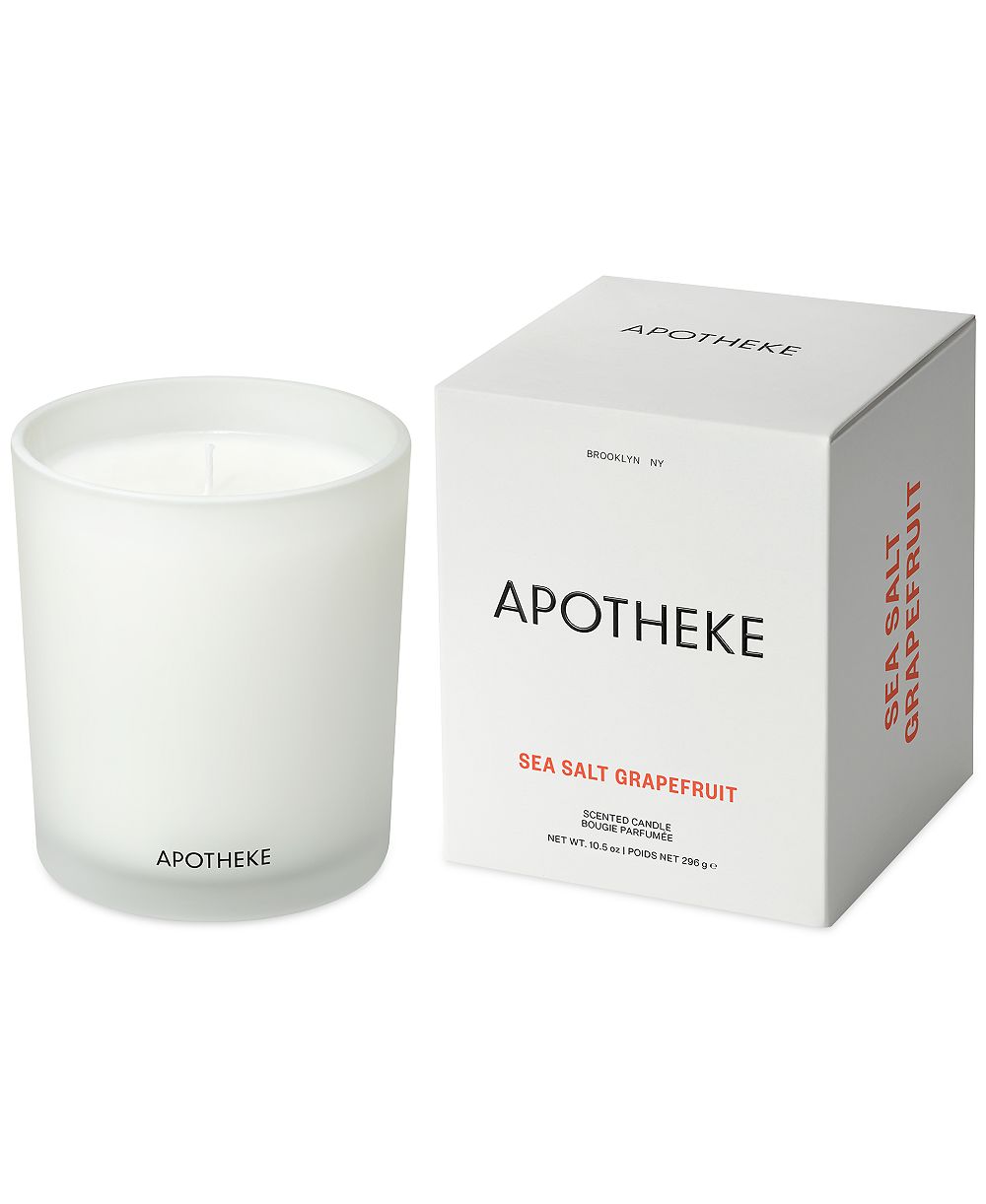 APOTHEKE Sea Salt Grapefruit Candle, 10.5 oz.