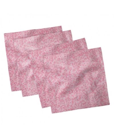 Ambesonne набор из 4 салфеток в клетку Gingham Grid, 12" x 12"