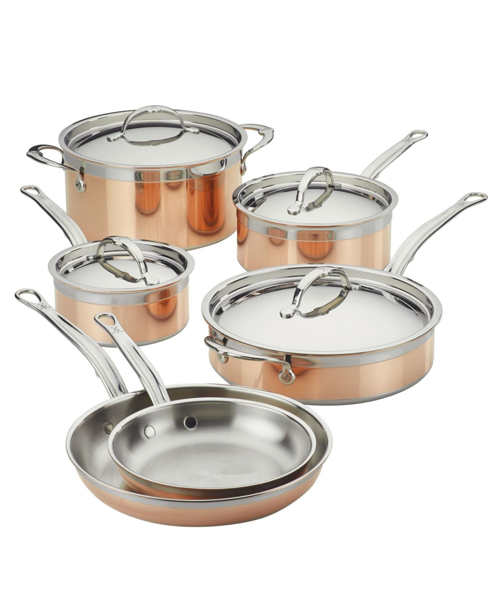 Hestan CopperBond Copper Induction набор посуды из 10 предметов