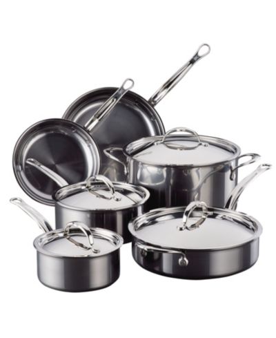 Hestan NanoBond набор кухонной посуды из нержавеющей стали, 10 предметов