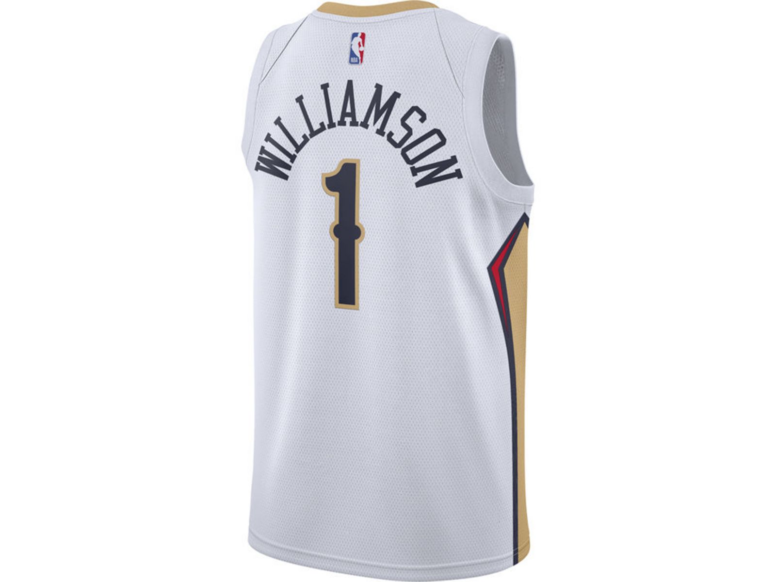 Мужская и женская джерси Nike New Orleans Pelicans Zion Williamson Swingman