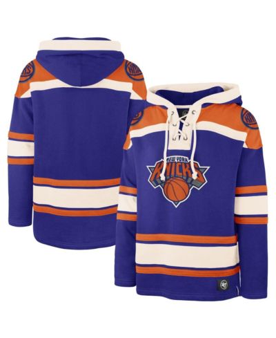 Мужское худи '47 Brand New York Knicks Superior Lacer Pullover