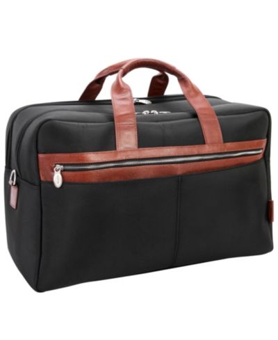 McKlein Wellington 21" Two-Tone Dual-Compartment Laptop Tablet Carry-All Duffel