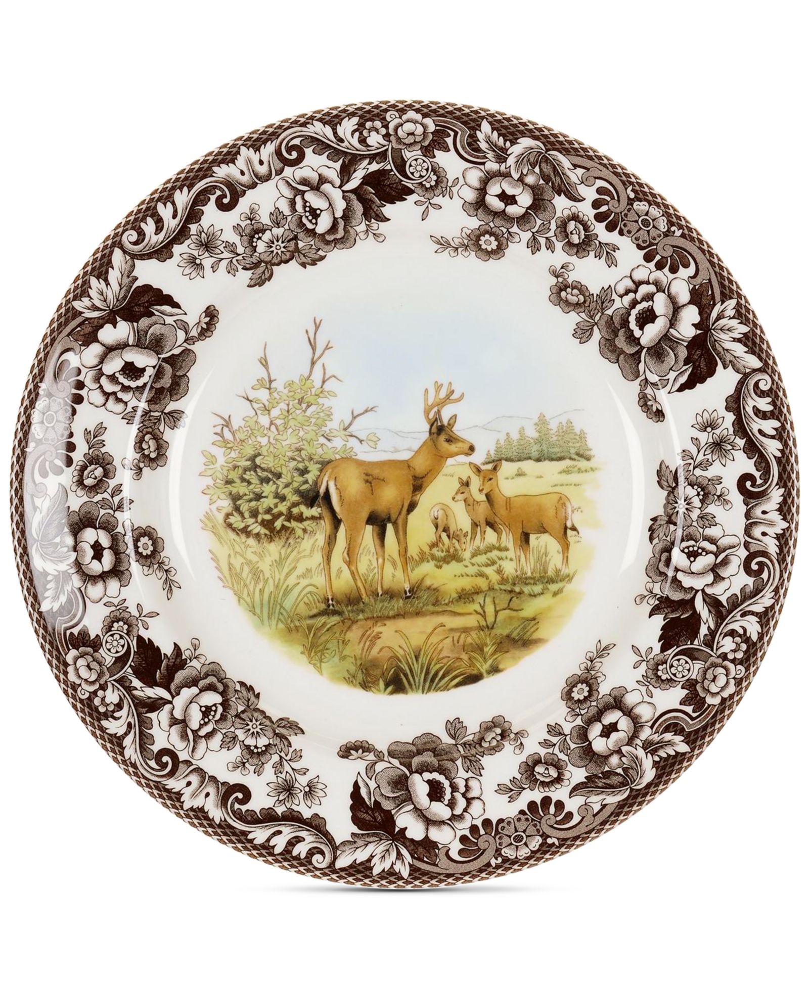 Тарелка Spode Woodland Deer Dinner Plate