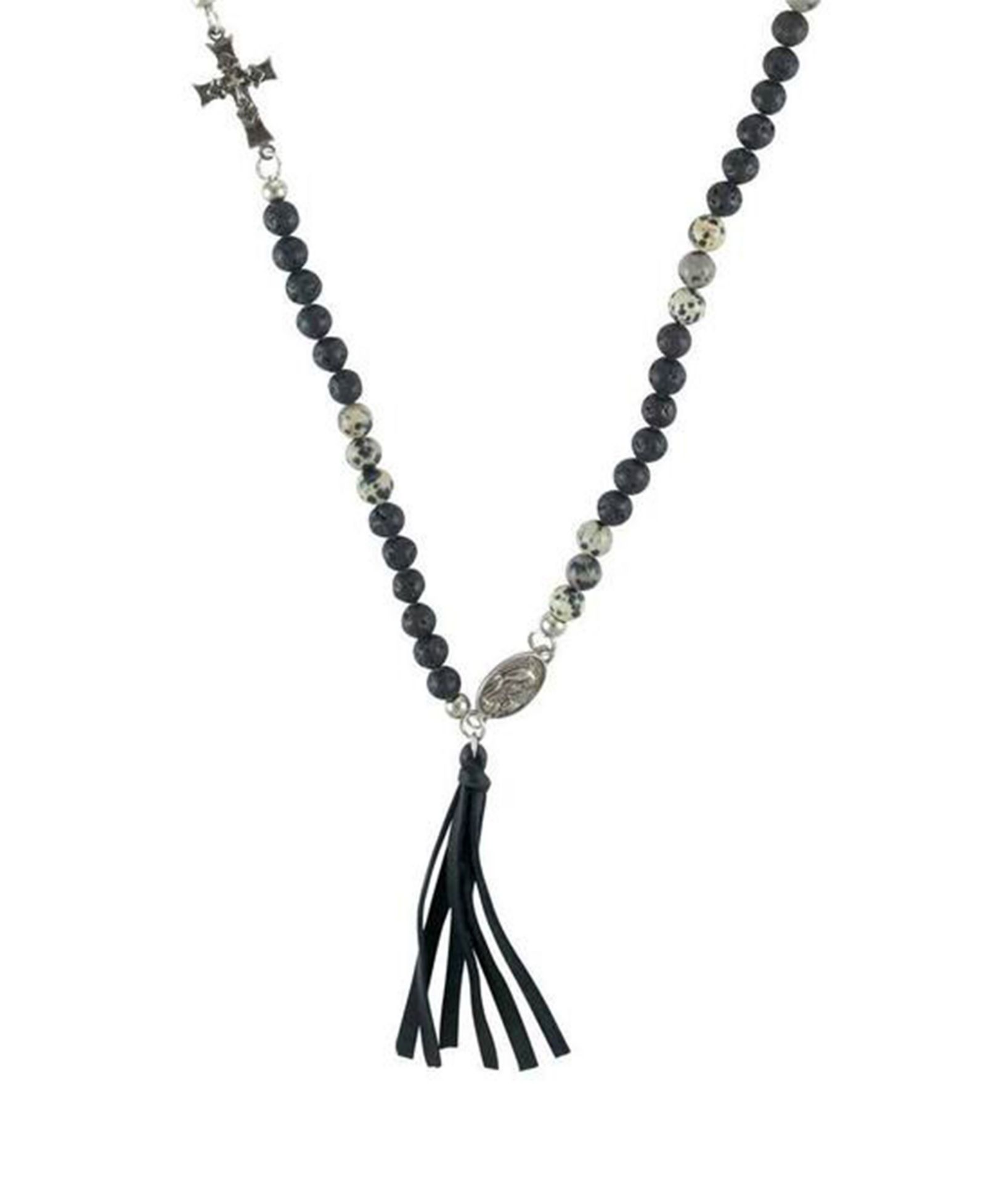 Ожерелье MR ETTIKA Secret Ceremony Dalmatian Stone Necklace