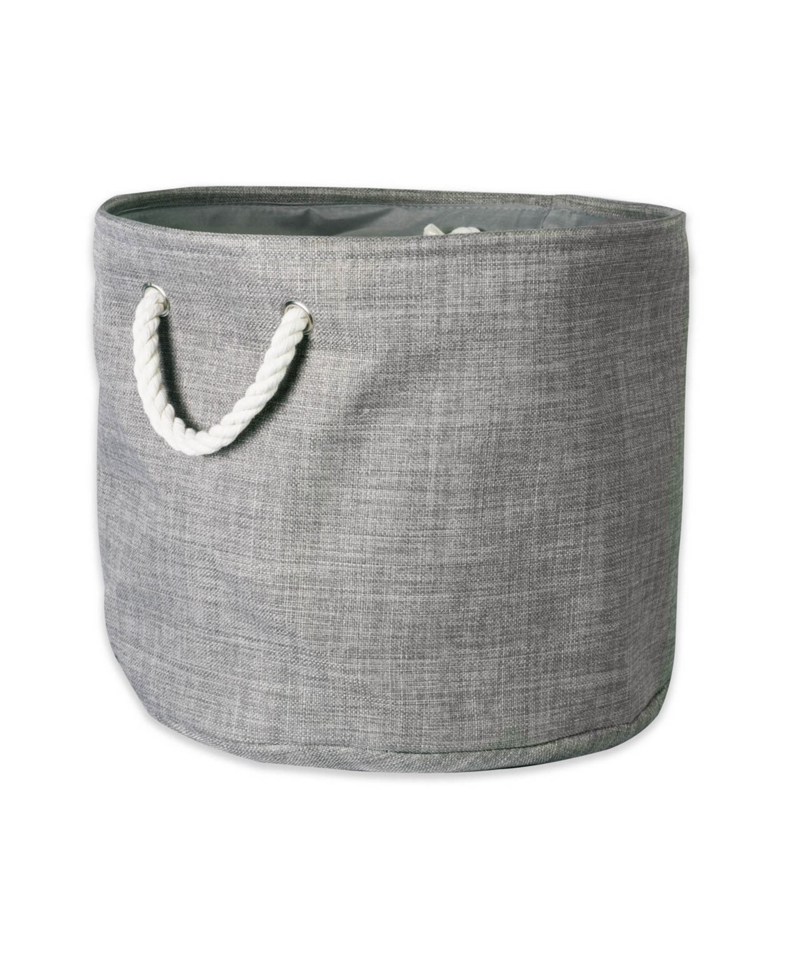 Декоративный контейнер Design Imports Polyester Bin Variegated Round Small