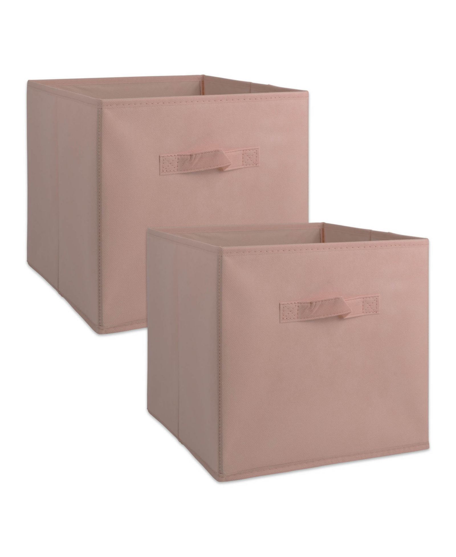 Набор из 2 кубиков Design Imports Non-woven Polypropylene Solid Millennial Square