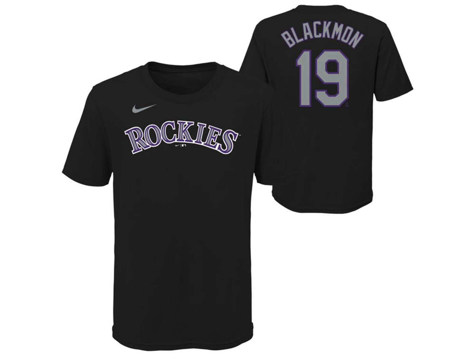 Nike Colorado Rockies Big Boys and Girls Name and Number Player T-shirt - Charlie Blackmon