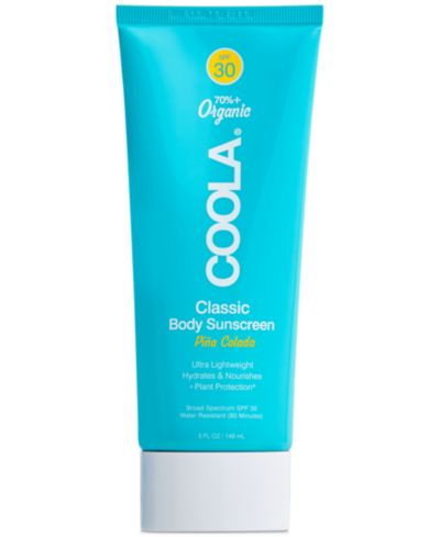 Солнцезащитный лосьон для тела Coola Classic SPF 30 Piña Colada 5 oz.