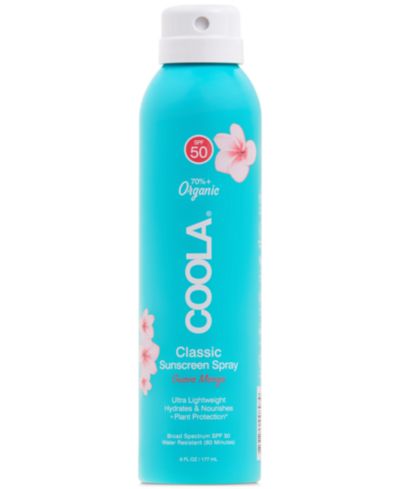 Coola Classic солнцезащитный спрей для тела SPF 50 - Guava Mango, 6 oz.