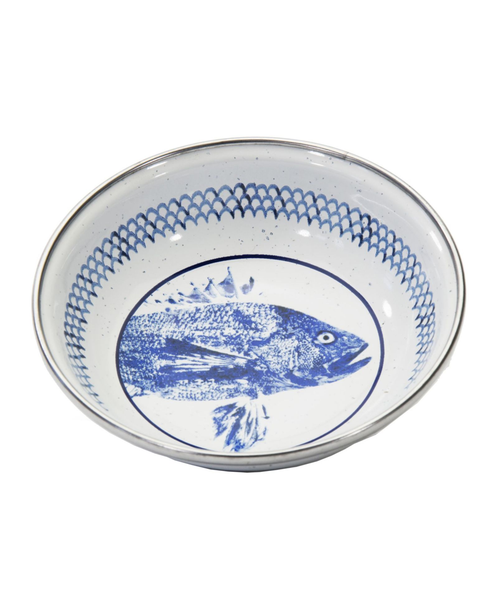 Golden Rabbit набор из 6 дегустационных тарелок Fish Camp Enamelware
