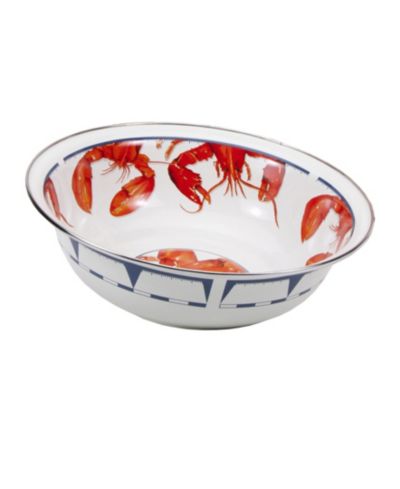 Golden Rabbit сервировочная миска Lobster Enamelware