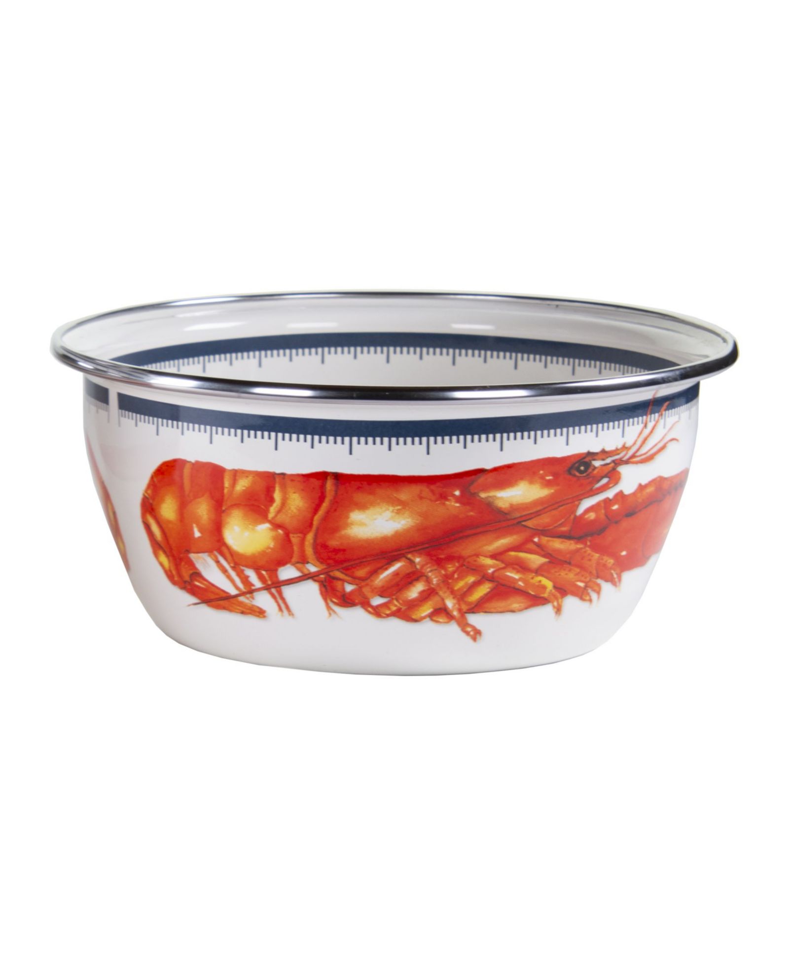 Golden Rabbit набор эмалевых салатников Lobster, 4 штуки